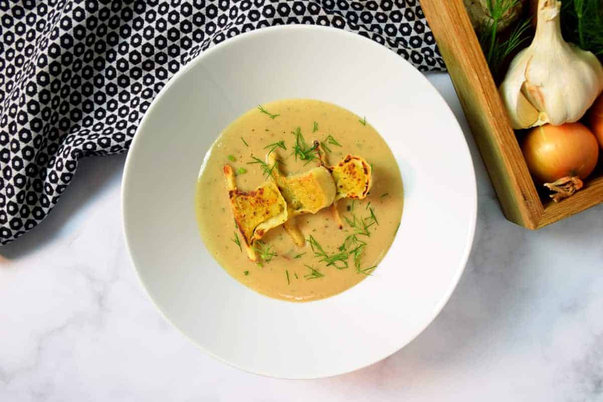 Parmesan-Nudl auf würziger Pilzcremesuppe | schnelle &amp; einfache Rezepte