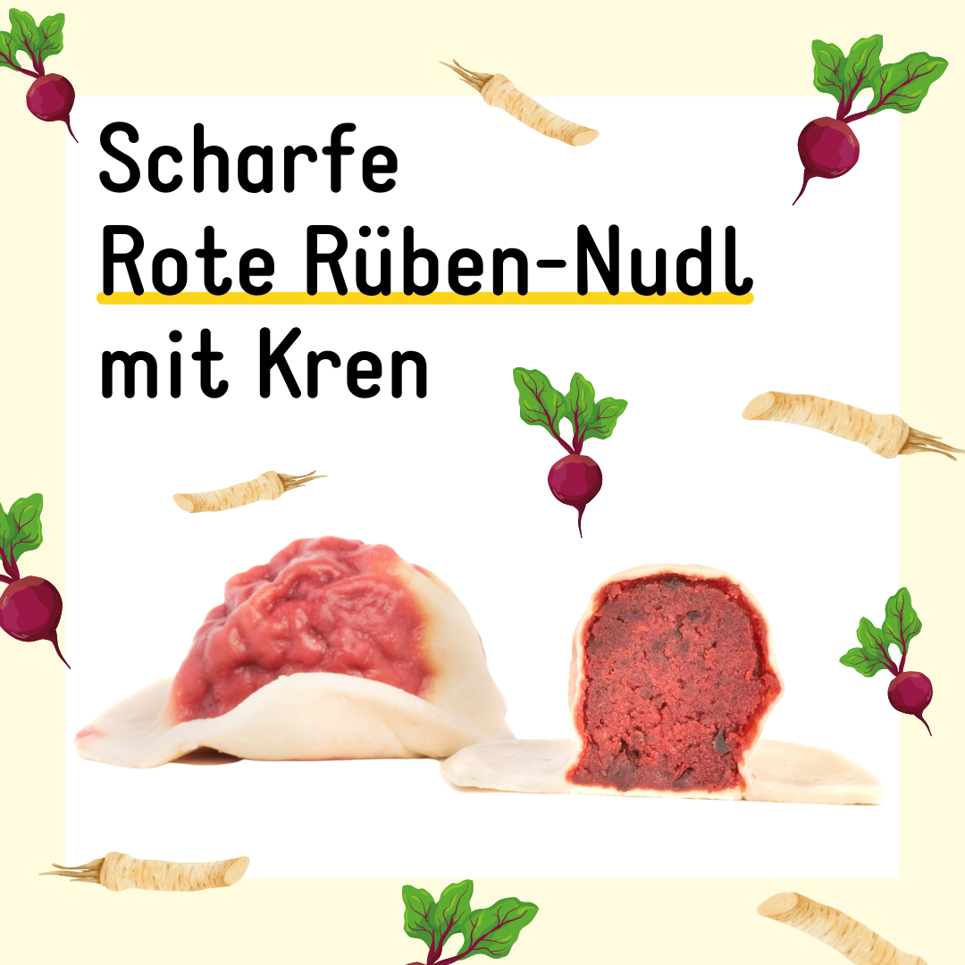 Hallo Rote Rübe Kren-Nudl